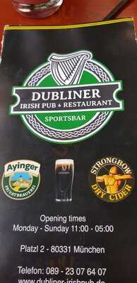 Dubliner Irish Pub & Restaurant
