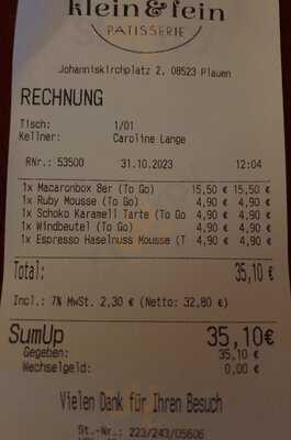 Klein & Fein Pâtisserie