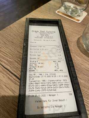 Oraya Thai Cuisine