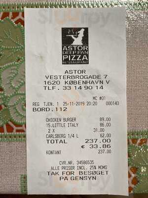 Astor Deep Pan Pizza