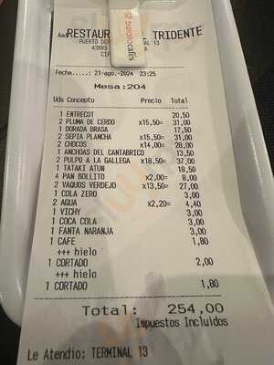 Restaurante El Tridente