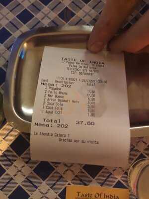 Taste Of India Indian Restaurant