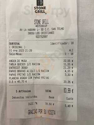 Carne A La Piedra Tropical Tenerife