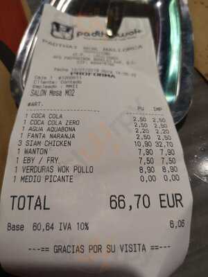 Padthaiwok. Mallorca - Pº Marítimo