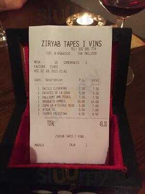 Ziryab Bar De Tapas Fusión Mediterránea