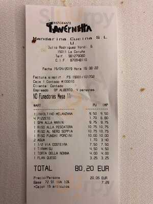 Restaurante La Tavernetta