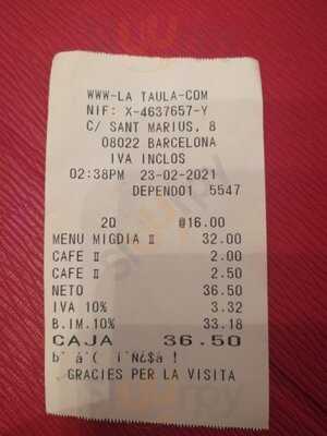 La Taula De Barcelona