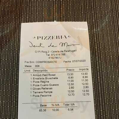 Pizzeria Vent De Mar