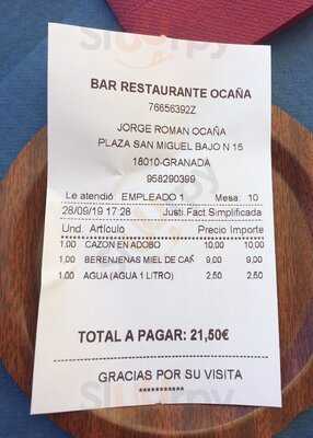 Cafe Bar Restaurante Ocaña