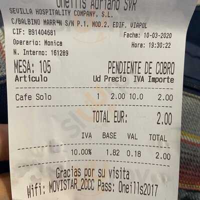 O'neill's Irish Pub Arenal