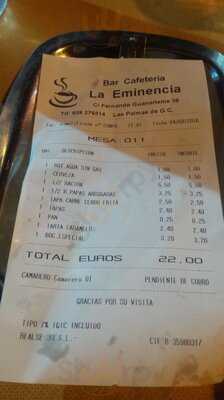 Bar Cafetería La Eminencia