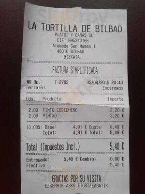 La Tortilla De Bilbao