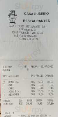 Casa Eusebio Restaurantes