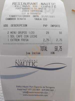 Restaurant Nautic Tarragona
