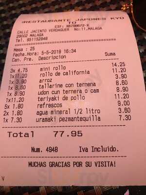 Restaurante Japones Kyoto