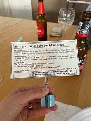 Reset, Gastronomía Sincera