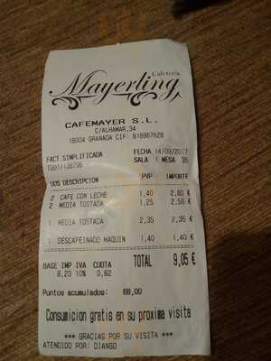 Cafetería Bar Mayerling