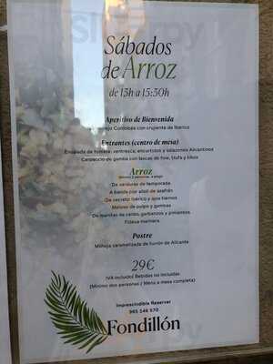 Restaurante Fondillón