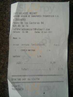 Café Helados Mozart