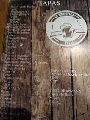 La Biblioteca Tapas
