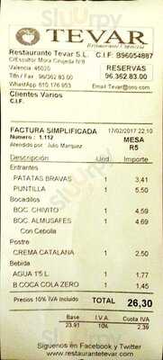 Restaurante Tevar