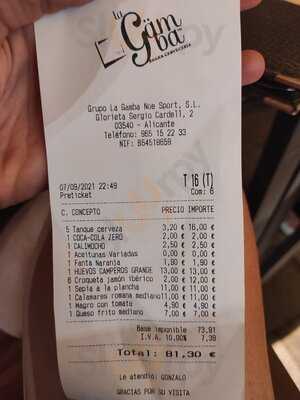 Cervecería La Gamba