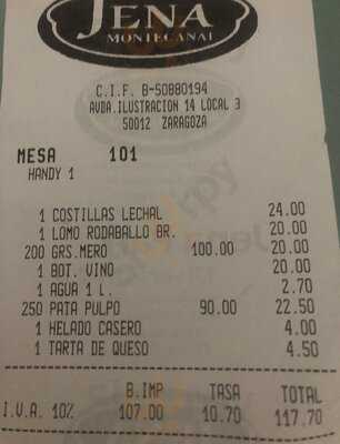 Restaurante Jena Montecanal