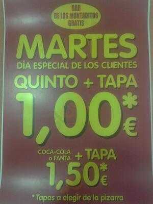 Bar De Los Montaditos Gratis
