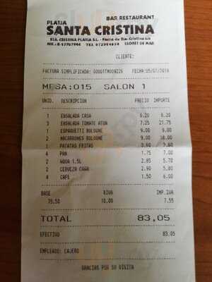 Restaurant Bar Santa Cristina