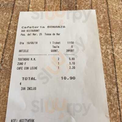 Bar Restaurant Bonanza