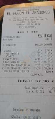 El Fogón Del Aragonés