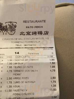 Restaurante Pato Pekin