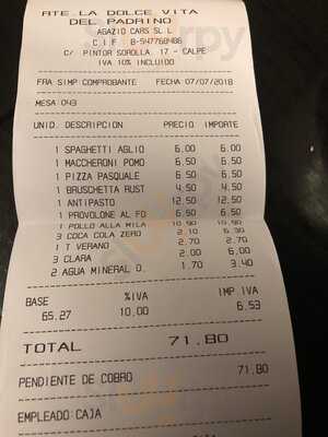 La Dolce Vita Del Padrino