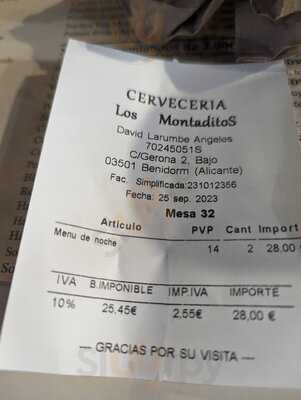 Cerveceria Los Montaditos