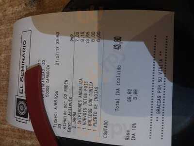 Cafetería Restaurante El Seminario