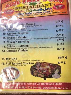 Adil Tandoori Restaurante (halal)