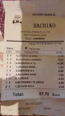 Hachiko Sushi