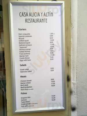 Casa Alicia Y Altin Restaurante Valencia