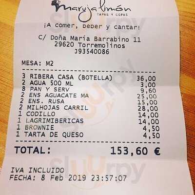 Maruja Limón - Tapas Y Copas