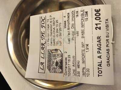 Restaurant La Llar De Foc