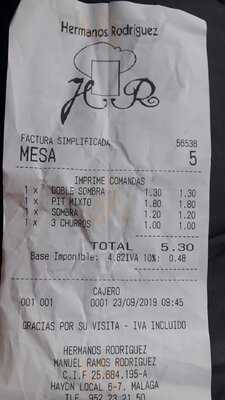 Bar Restaurante Hermanos Rodríguez