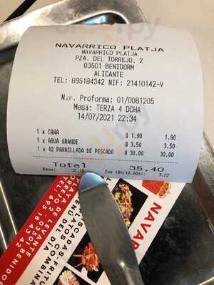 Restaurante Navarrico Platja