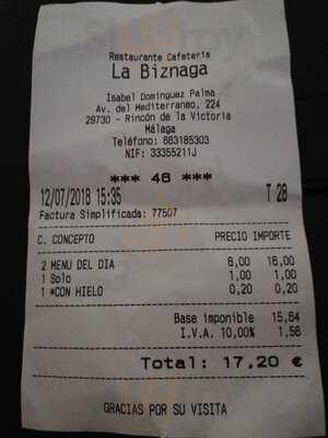 Restaurante La Biznaga