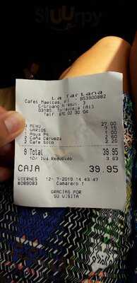 Restaurante La Tartana