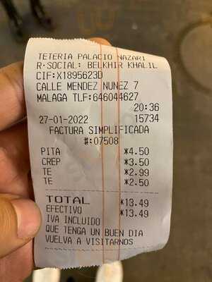 Teteria Palacio Nazari