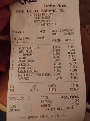 Restaurante Che Bolú