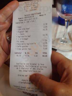 La Tagliatella C/ Dr. Ferrán, Barcelona