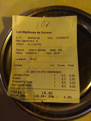 Los Mejillones De Correos