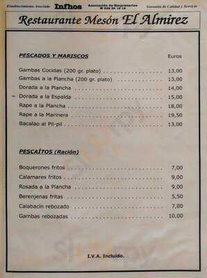 Restaurante Mesón El Almirez