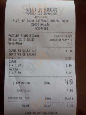 TaperÍa Los GranaÍnos